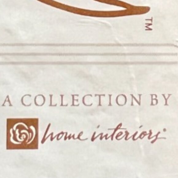 Roma Downey for Home Interiors Gold Metallic Ornate Frame w Glass & Art 6.75" sq - Picture 16 of 16